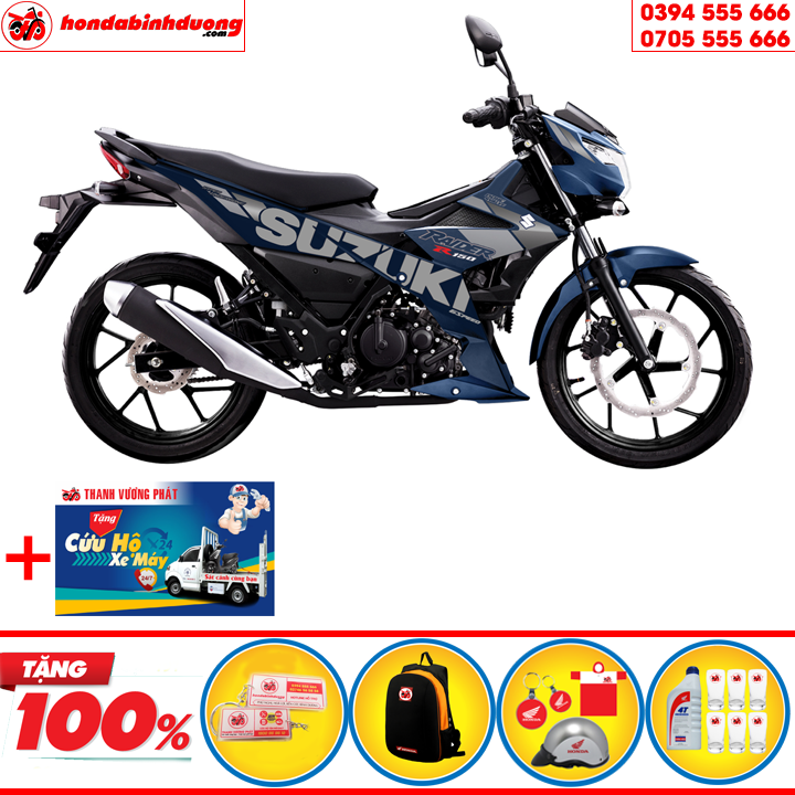 Suzuki Raider 150 phiên bản 2020 được bổ sung màu và tem mới đầy cảm hứng